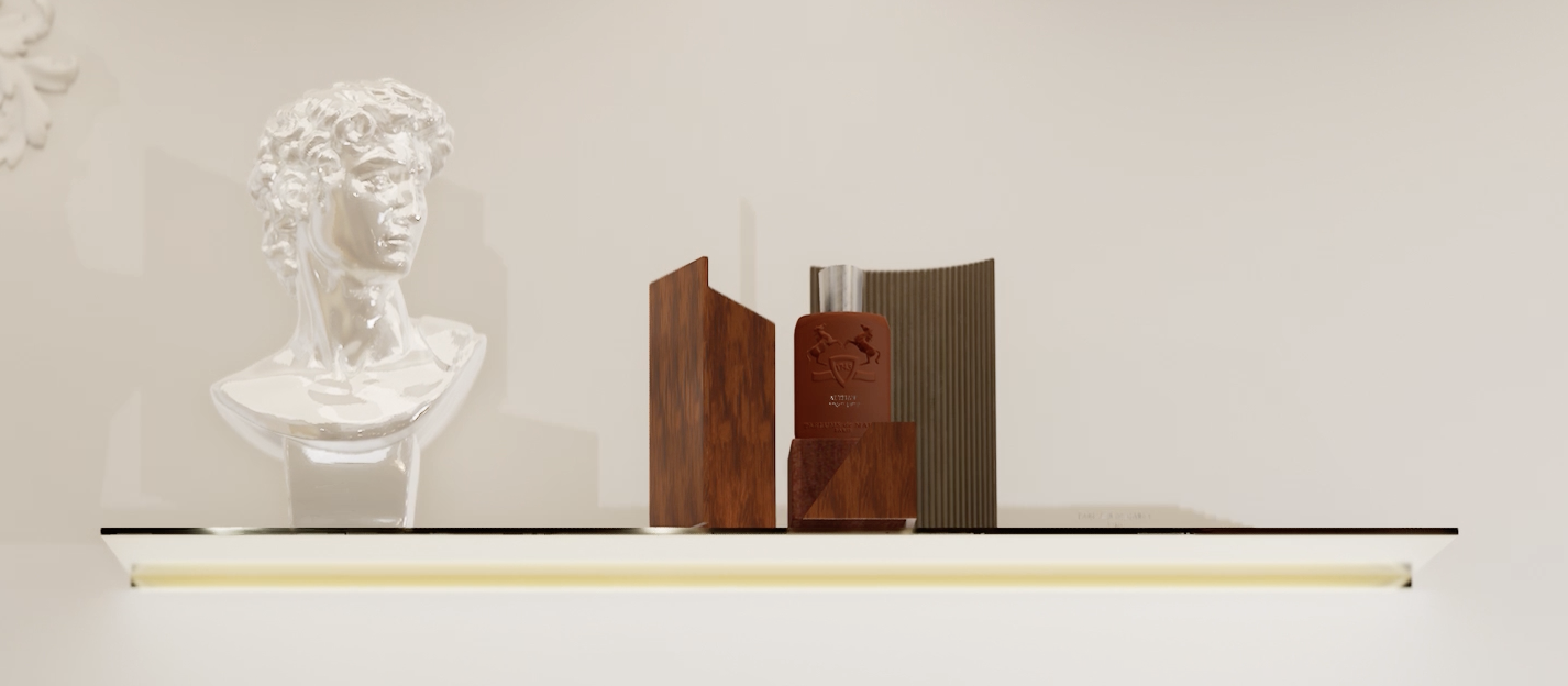 Ligne jaune sous le buste